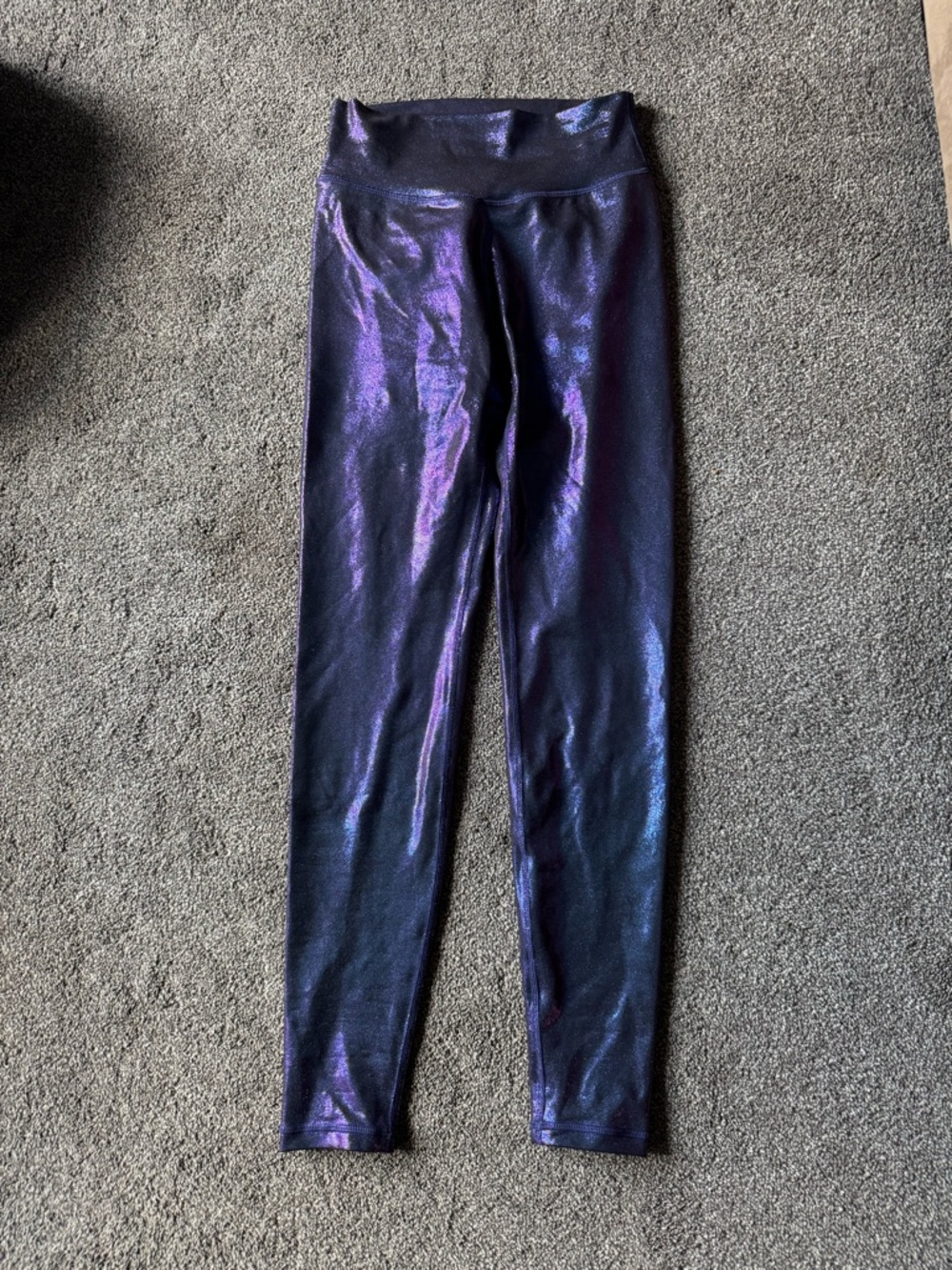 Holographic rebel leggings